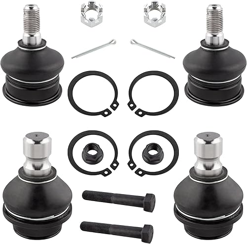 BOXI 4 rótulas delanteras superiores e inferiores aptas para Nissan Frontier 2005-2019 para Nissan Pathfinder 2005-2012 para Nissan Xterra