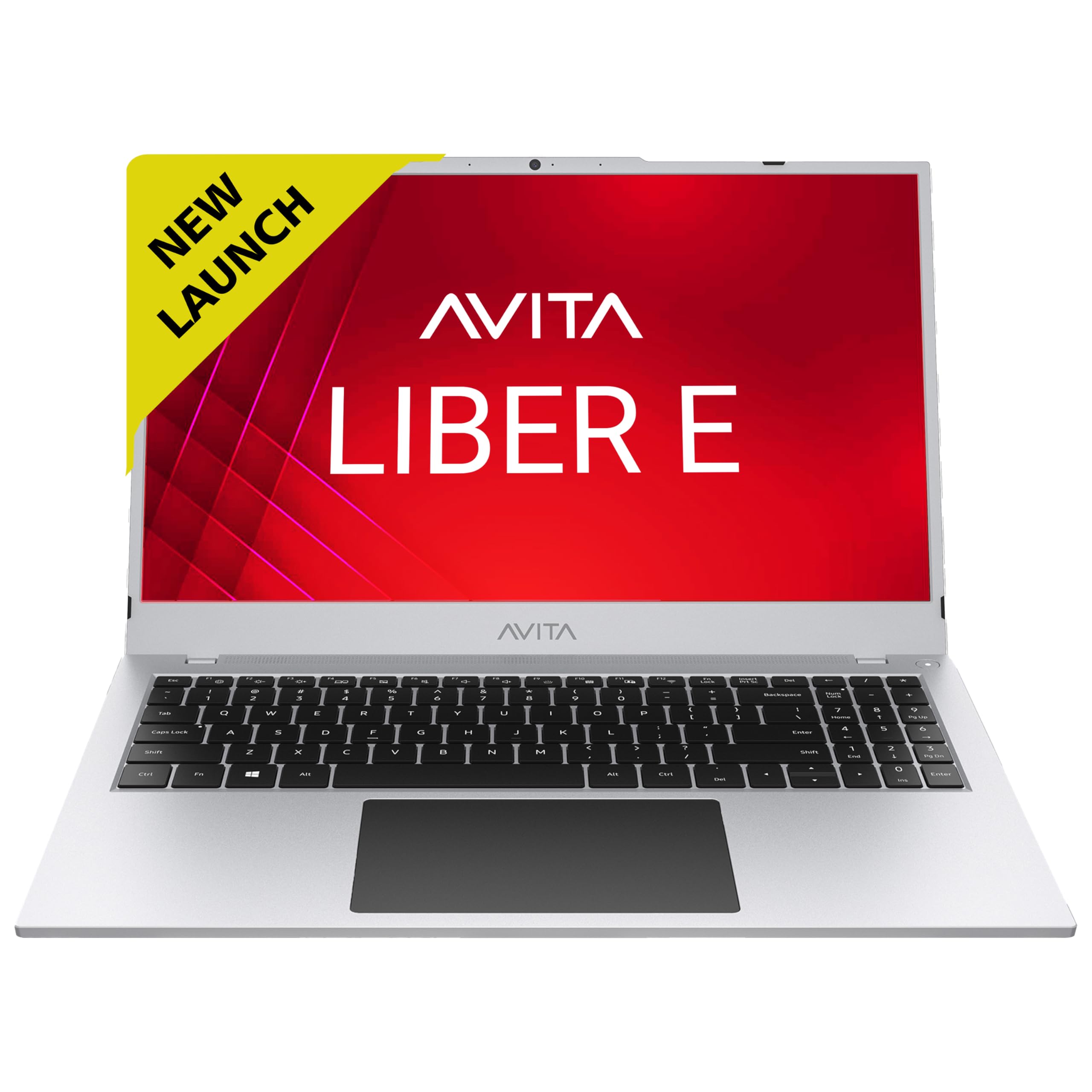 AVITA Liber E 12th Gen Intel core i3 Upto 4.40 GHz 8GB RAM 512GB SSD Expandable Upto 2TB 10 MB Smart Cache Intel® UHD Graphics 15.6 FHD IPS Display Windows 11 Home Thin & Light Silver 1.84 Kg