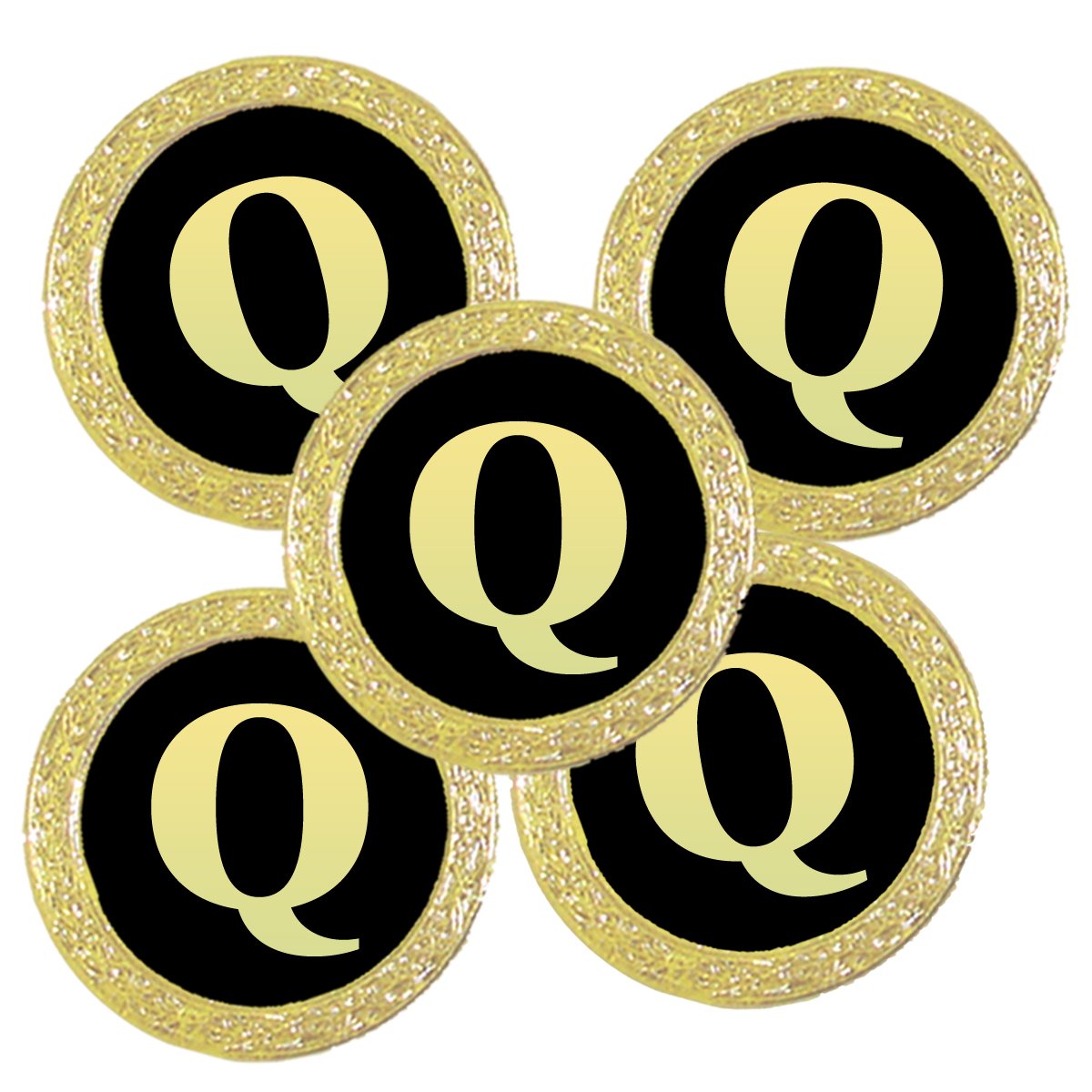 Best Impressions Personalised Golf Ball Markers with Initial (Q)