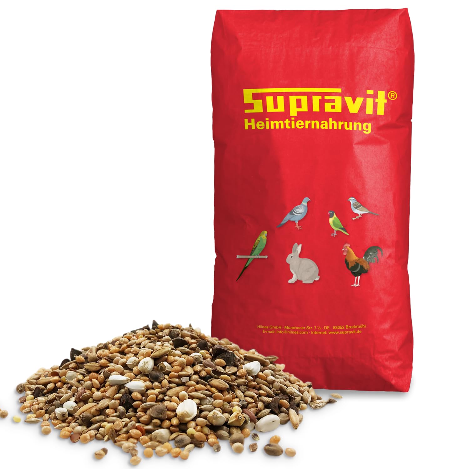 Supravit Agaporniden & Neophemafutter 25kg I abwechslungsreiche Mischung