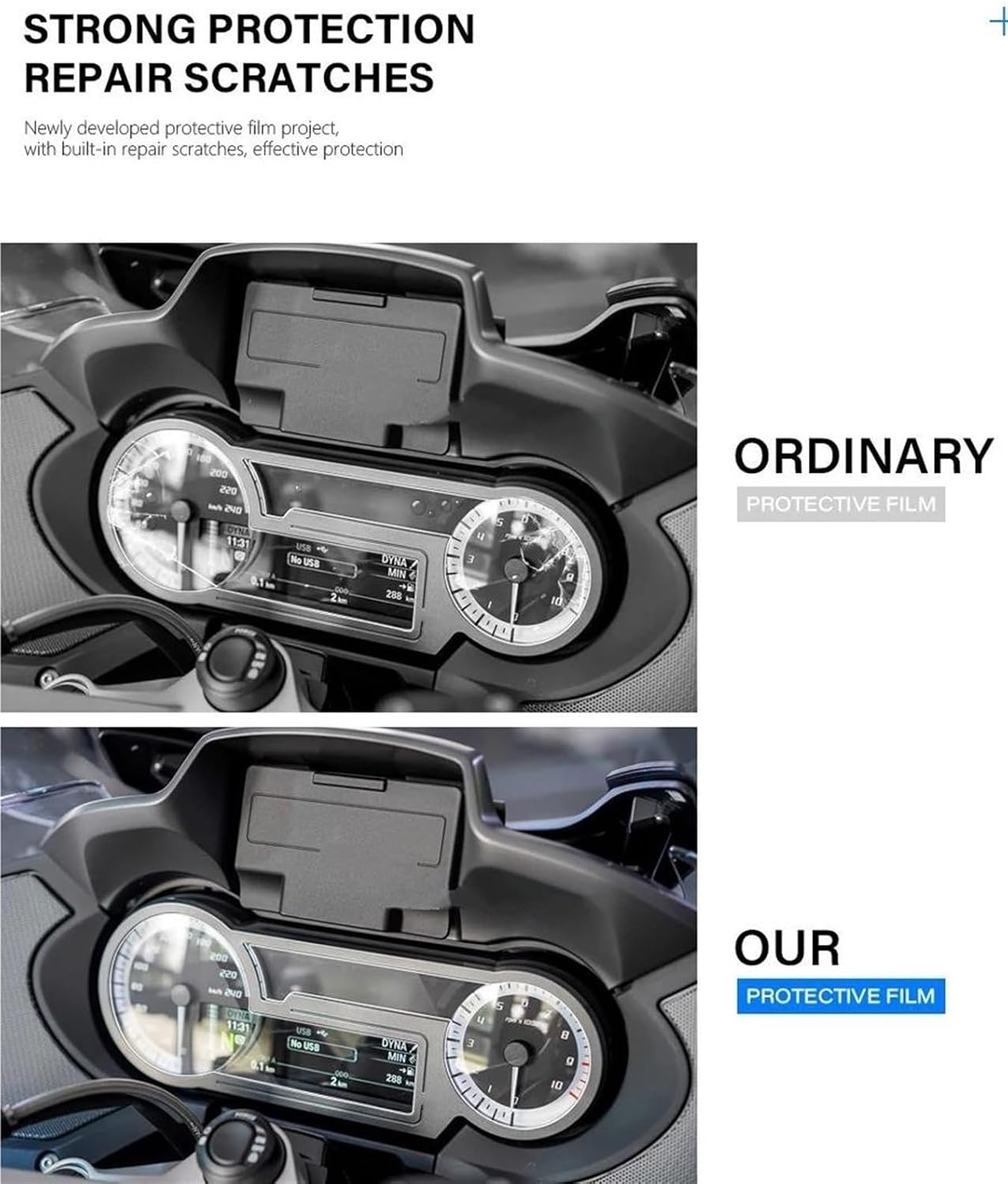 保護計器フィルム R1250RT用 R1200RT用 LC 2014 2015 2016 2017 2018 2019 2020 ク