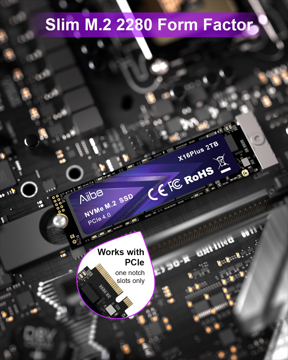 Amazon.com: Aiibe 2TB Internal SSD M.2 2280 NVMe Internal Solid
