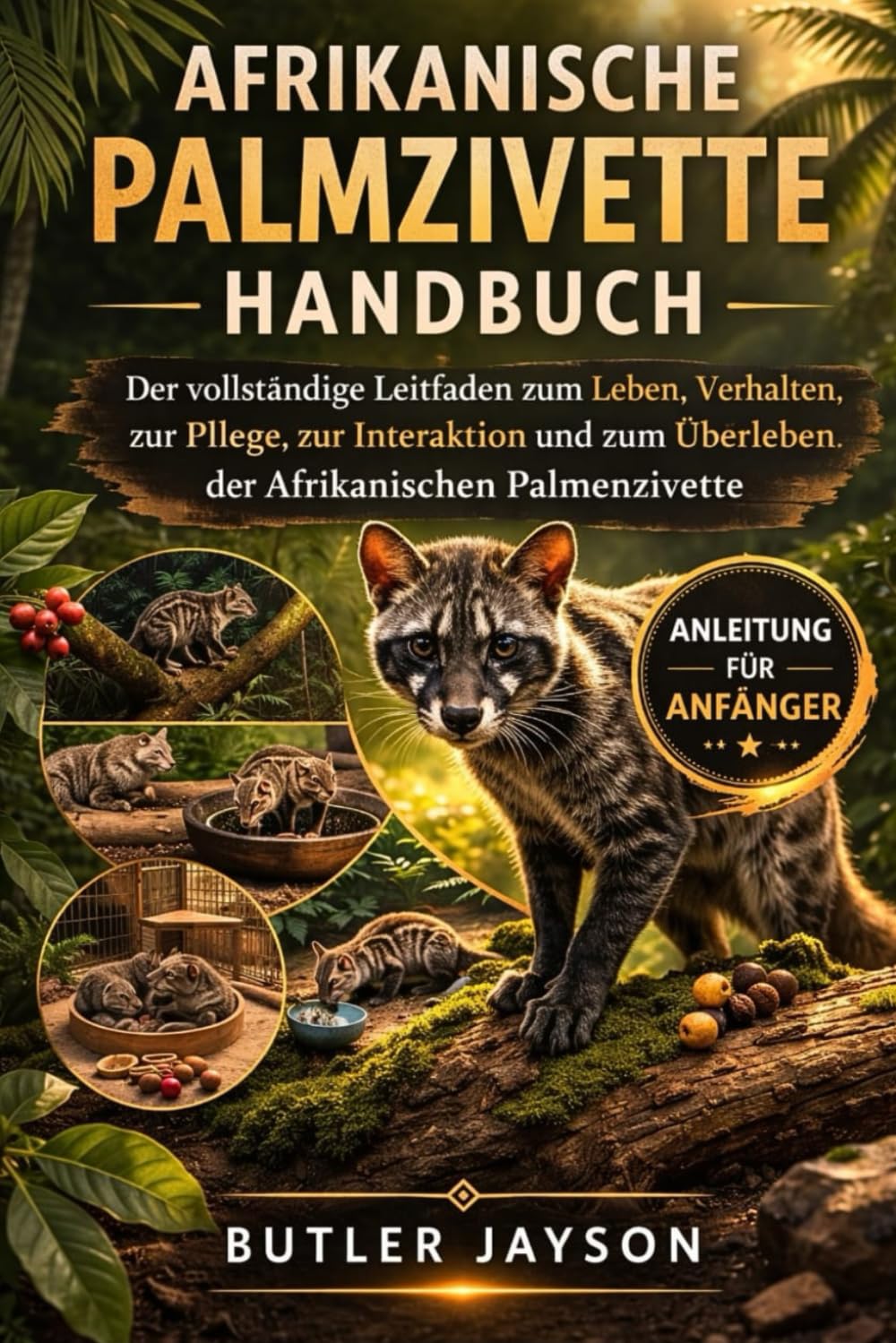 AFRIKANISCHE PALMZIVETTE HANDBUCH: Der vollständige Leitfaden zum Leben, Verhalten, zur Pflege, zur Interaktion und zum Überleben der Afrikanischen Palmenzivette