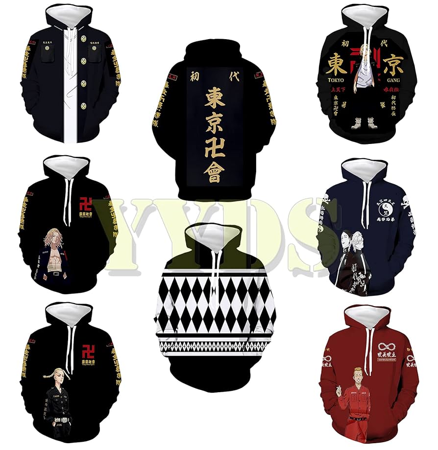 東京リベンジャーズ　場地＆千冬　パーカー TVアニメ『東京リベンジャーズ』 イメージパーカー 松野千冬