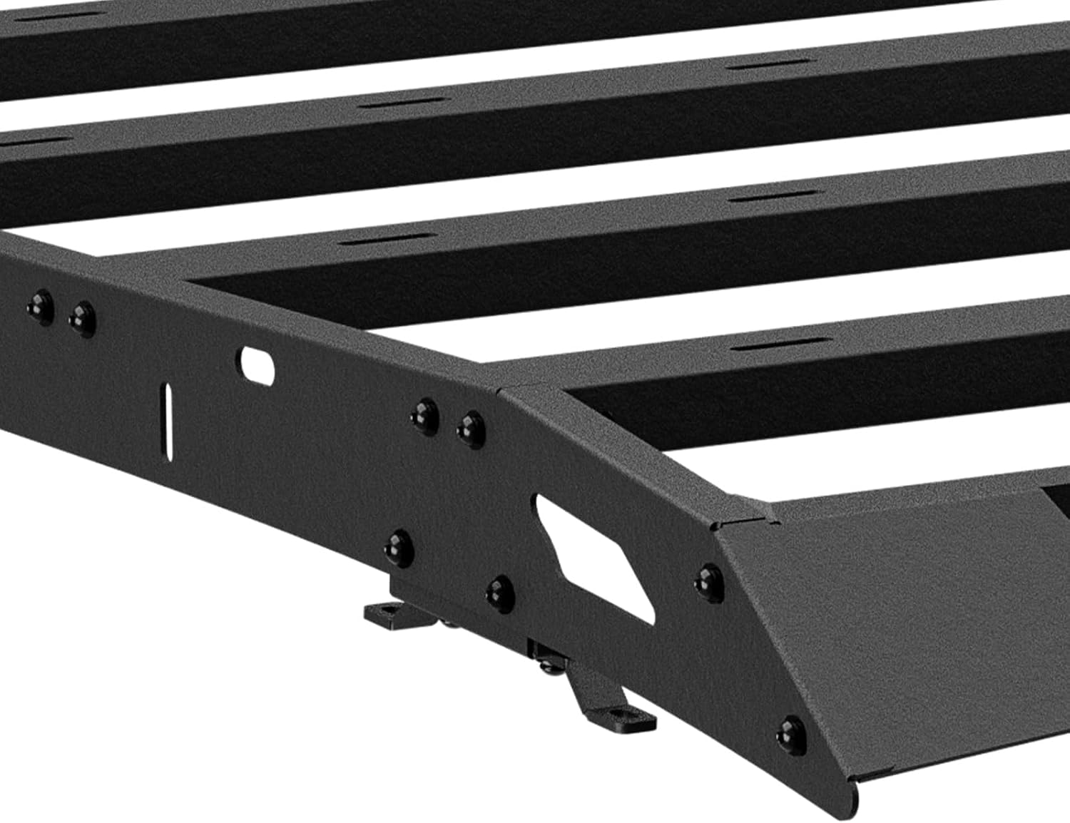 YZONA Roof Rack Cargo Basket Compatible with 2007-2021 Toyota Tundra CrewMax Cab with 2 LED Lights, Rooftop Truck Cargo Carrier Top Luggage Storage Holder