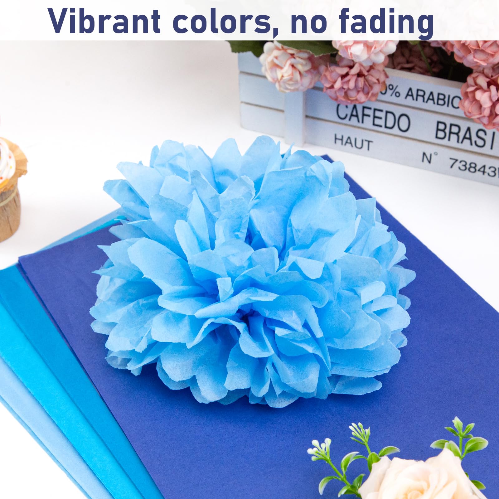 Papier De Soie Vert - 21 Feuilles 50x35 Cm - Parfait Pour Emballage Cadeau Et Décoration De Fête