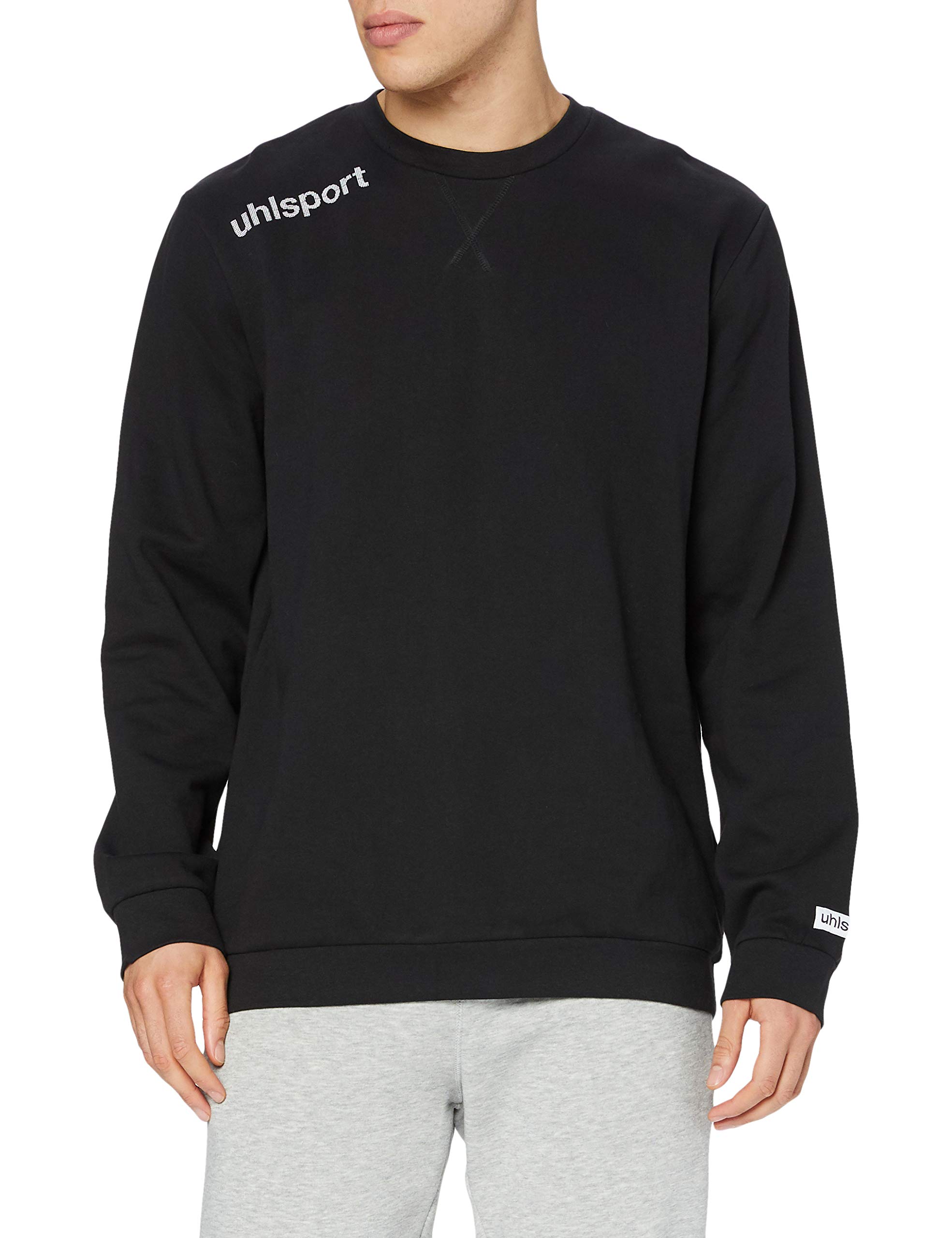 uhlsport Essential Sweatshirt, Unisex, Bekleidung Essential Sweatshirt, black, S