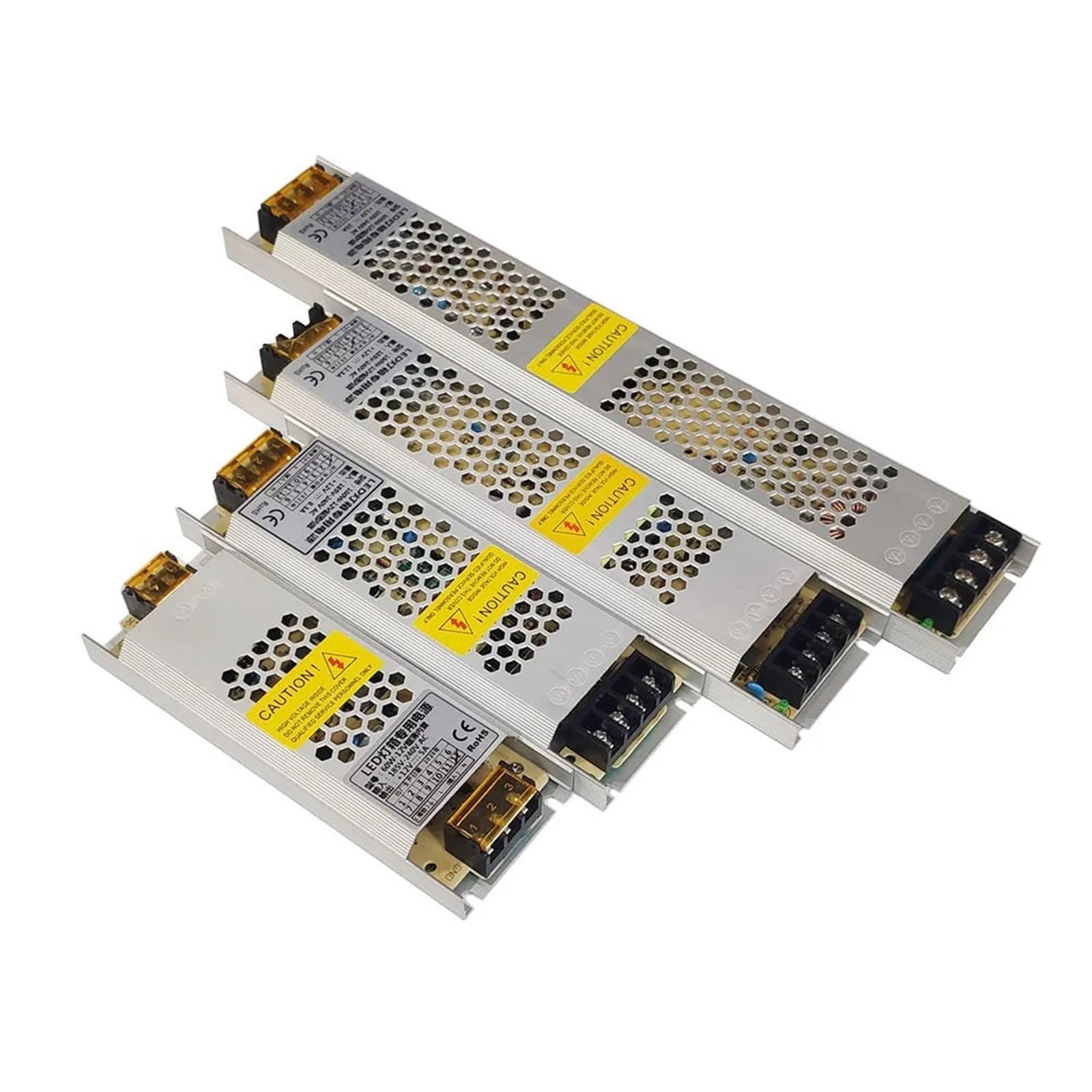 Ultra cienki zasilacz LED 12 V 24 V Transformatory oświetleniowe 60 W 100 W 150 W 200 W 300 W 400 W AC190-240 V Sterownik do taśm LED CCTV (24 V, 200 W)
