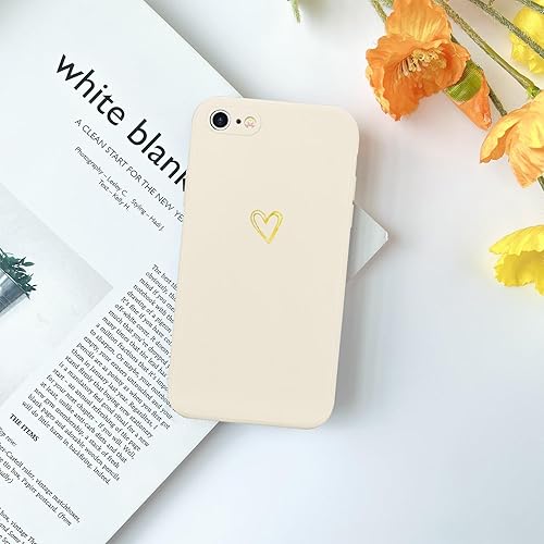 Miniatura 7 de Wirvyuer Funda para iPhone SE 20222020, iPhone 8 iPhone 7 para mujeres y niñas, funda protectora de silicona suave y sedosa a prueba de golpes con