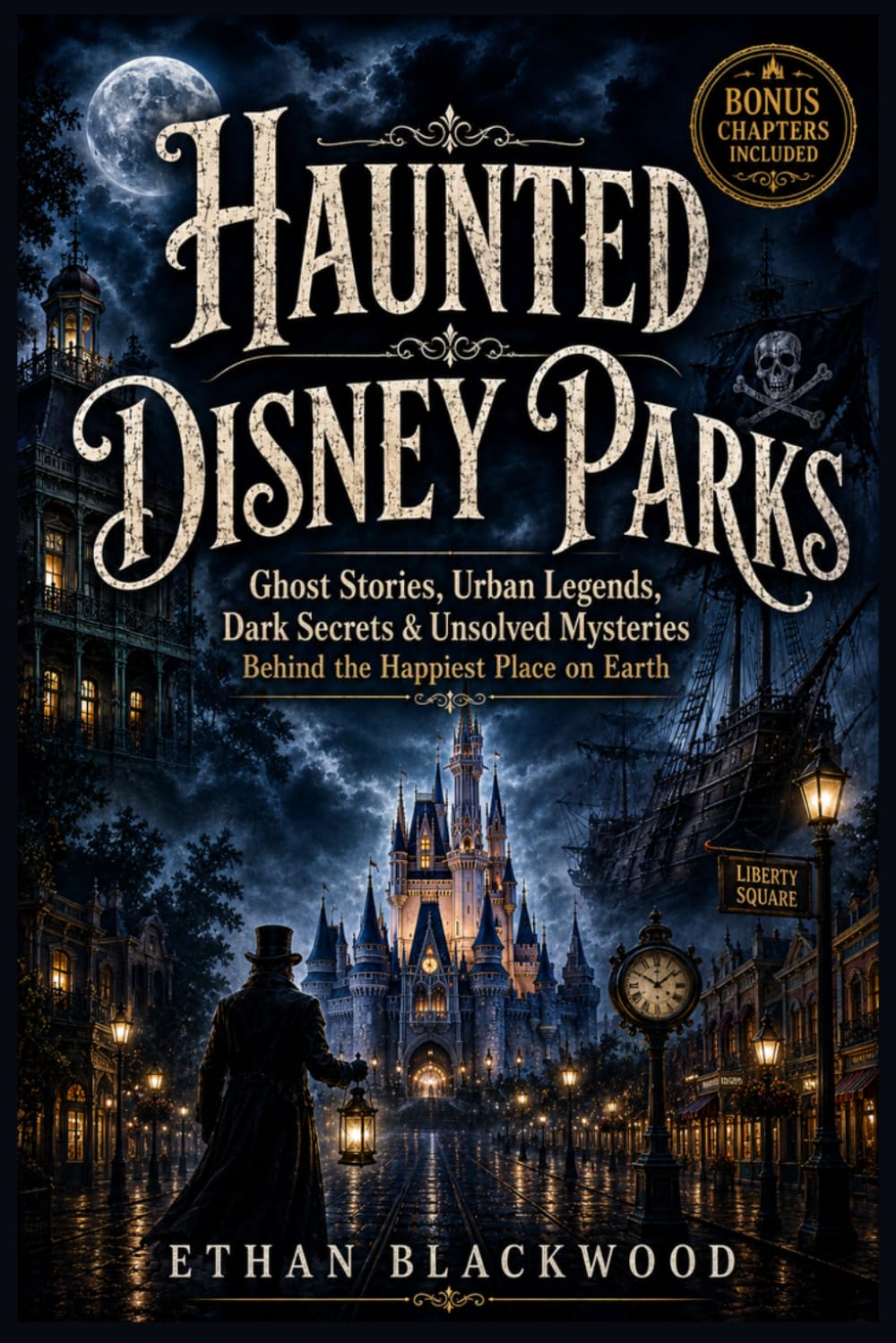 HAUNTED DISNEY PARKS : True Ghost Stories, Urban Legends, Tragic Accidents, Dark Secrets, and Unsolved Mysteries Behind the Happiest Place on Earth
