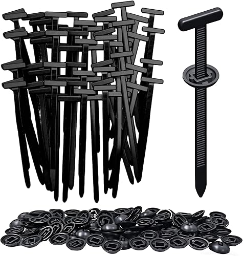 Hebilla universal de nailon para ataduras de cables, nueva actualización 2026 resistente con remache autobloqueante, hebilla multifuncional para