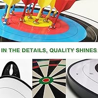 Vista 4 de Tablero de dardos magnético para interiores y exteriores, de doble cara, 2 en 1, regalo deportivo