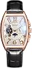 rorios Mens Watches Mechanical Automatic Watch Skeleton Moon Phase Dial Military Watch with Leather Strap