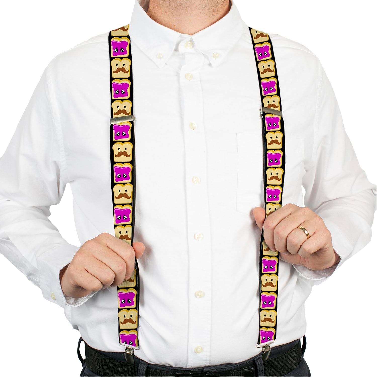 Buckle-Down Suspenders, Peanut Butter Mustache Jelly