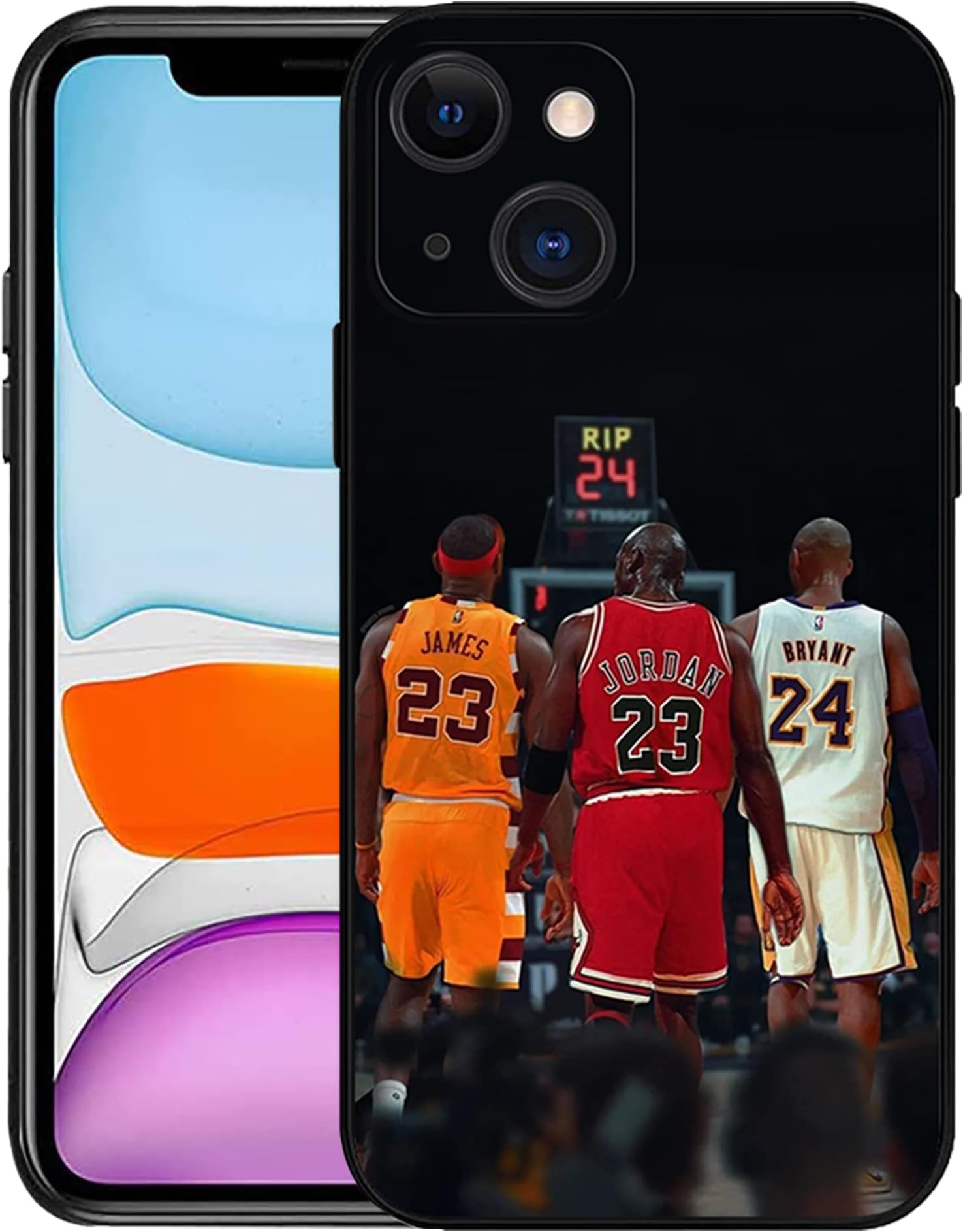 Basketball Pattern Koke Phone Case Designed for iPhone 13 Case,TPU Slim Fit Soft Protective Cover Compatible with iPhone 13 Case 6.1 inch