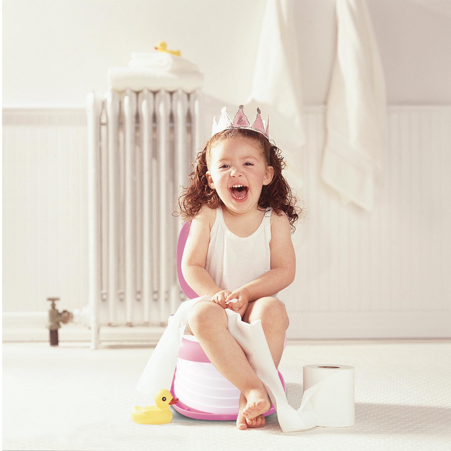Travel Potty for Toddler Portable Foldable Potty Training Toilet for Boys Girls Baby Kids Children Indoor Outdoor,Pink - Image 4