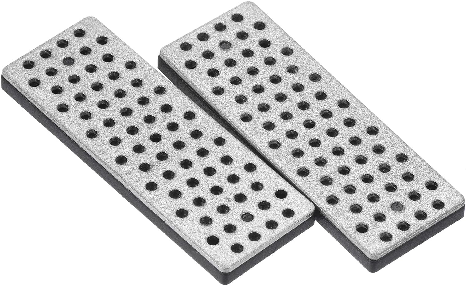 PATIKIL 70mm 240 Grit Extra-Coarse Ski Snowboard Diamond Stone, 2 Pack Ski Edge Sharpener Diamond Edge Files Snowboard Whetstone, Black