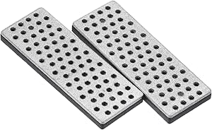 PATIKIL 70 Mm Extra Coarse Ski Snowboard Diamond Stone, 2 Pcs