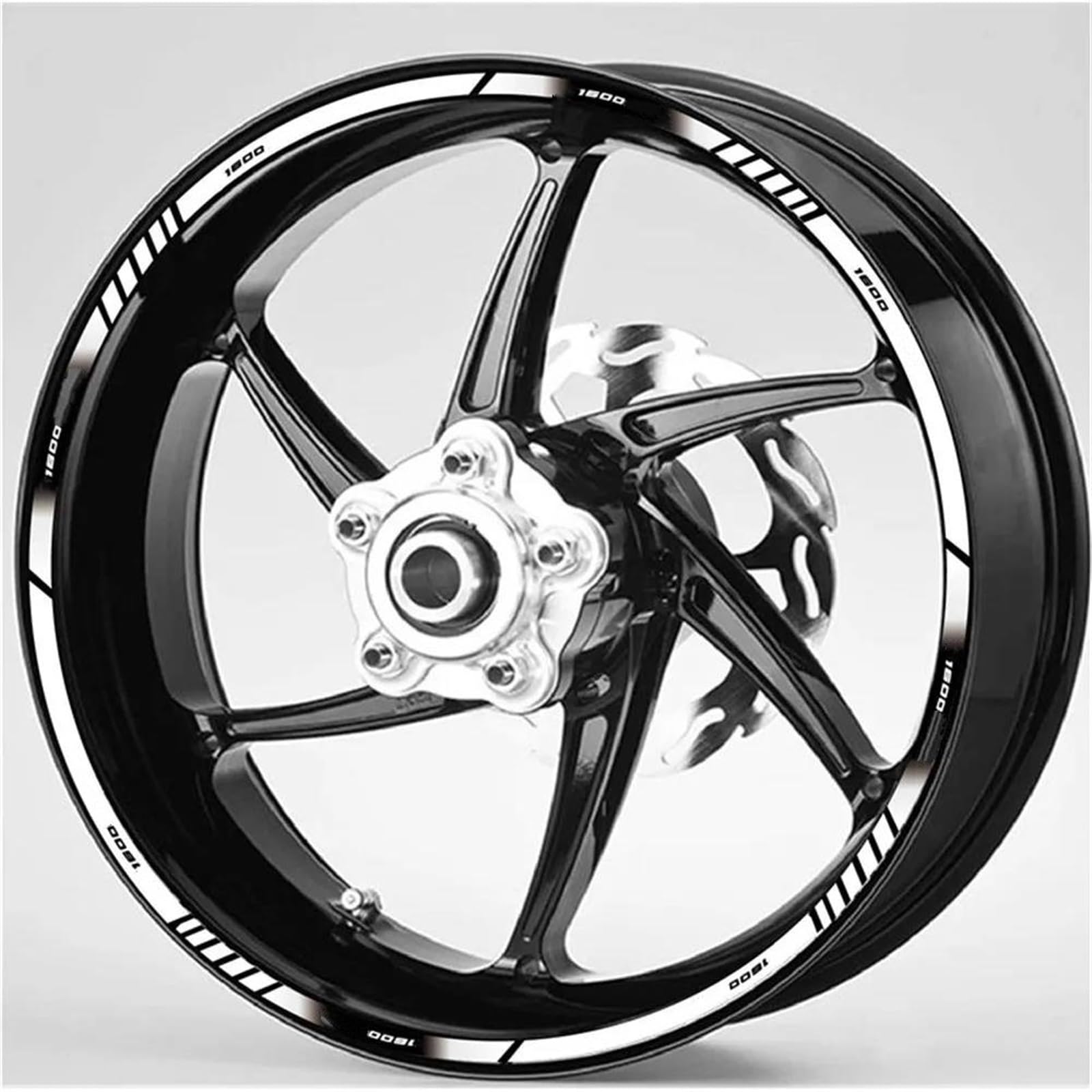 Motorrad-Radnaben-Aufkleber, Felgenrandaufkleber, Wasserdicht, Reflektierend, Für BMW K1600GTL, K1600 GTL, K 1600gtl(Style 3)