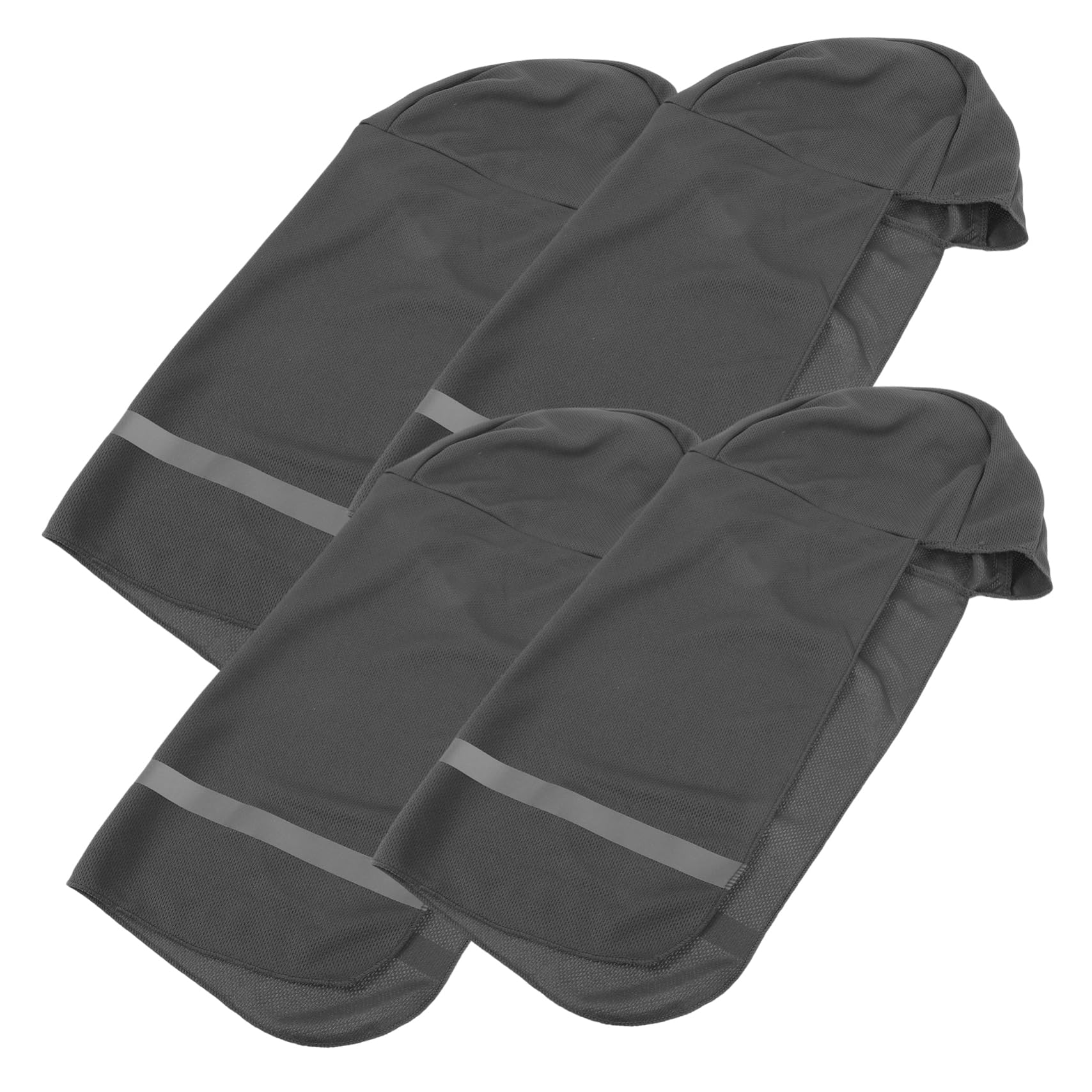 Operitacx Sonnenhut Schutzhelm Sonnennackenschutz Visier Bands Kühlendes Stirnband Hutkrempe Nackenschirm BAU Hut Abdeckung Helmkrempe Schatten Stoff Dark Grey