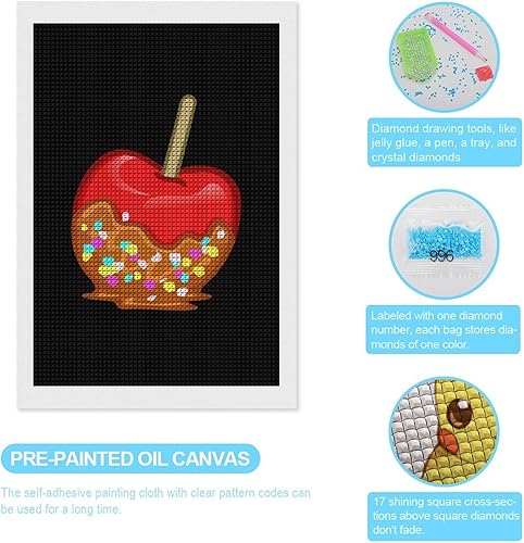 Miniatura 3 de Sweet Candy Cherry Diamond Art Painting Kits Full Square Drill DIY Picture Art Crafts for Home Wall Decor