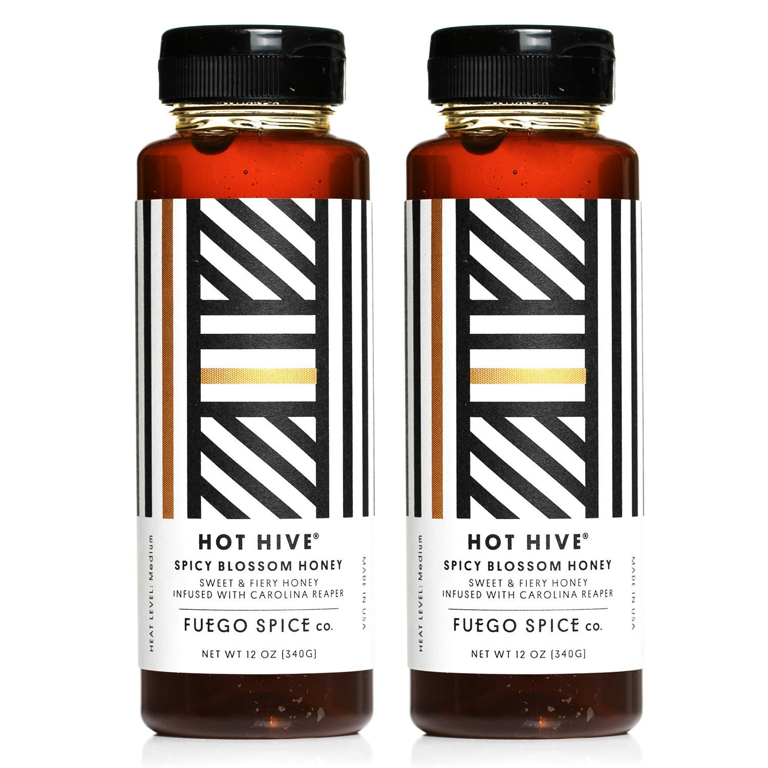 Hot Hive Spicy Honey by Fuego Spice 2Pack Custom Hot