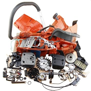 Farmertec Complete Repair Parts Rear Gas Fuel Oil Tank Housing Carburetor Compatible with 365 362 371 372