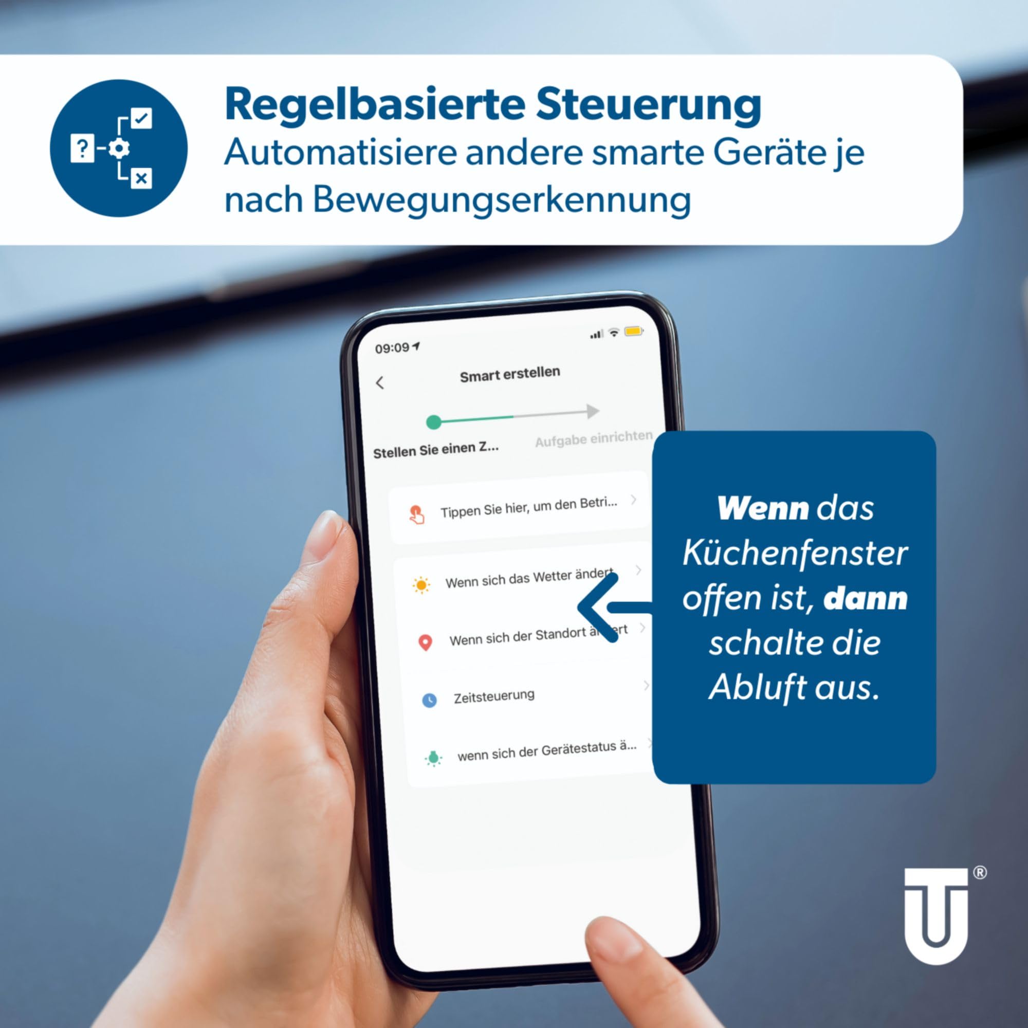 Unitec Czujnik magnetyczny do drzwi/okien z Wi-Fi, powiadomienia na smartfonie, czujnik ostrzegawczy WLAN, nie wymaga bramki, zasilanie bateryjne