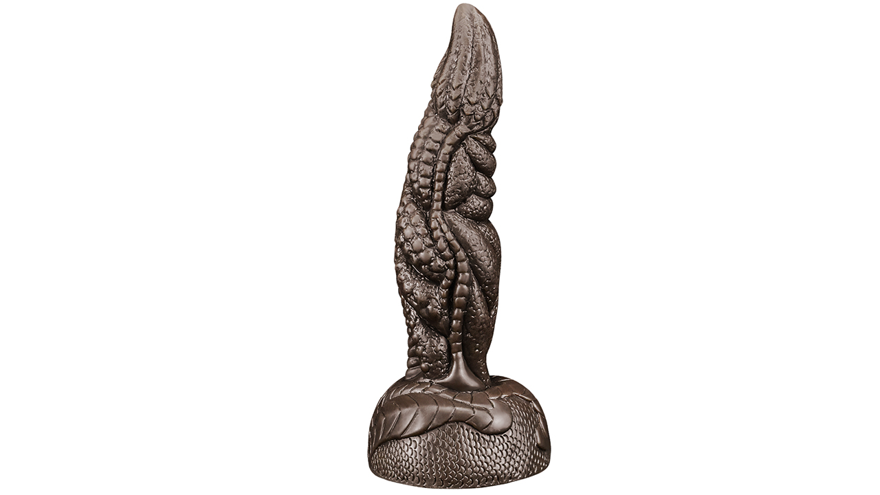 Leyuto Basilisk G-Spot Dragon Brown Dildo Flexible 8.1 Inch - Image 8