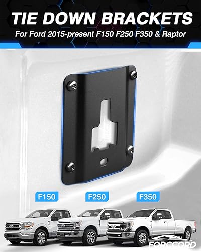 Miniatura 20 de Ajuste personalizado para anclajes de amarre F150 F250 F350 2015-2022 2023 2024 2025 2026 Reemplazo # FL3Z-99000A64-B amarre de caja para camión