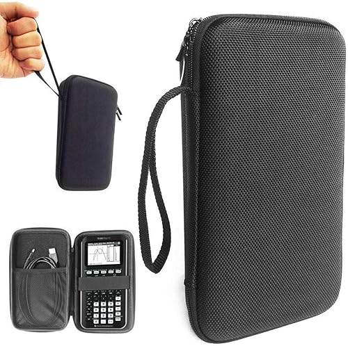 Estuche rígido compatible con calculadora gráfica Texas Instruments TI-84 Plus CE