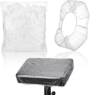 Pack of 100 Tattoo Arm Rest Cover, Disposable Tattoo Tray Cover Tattoo Arm Rest Stand Cover with max 15.7x9.8x2.4in, Salon Tray Cover, Transparent Contraction Cover, Tattoo Accessories