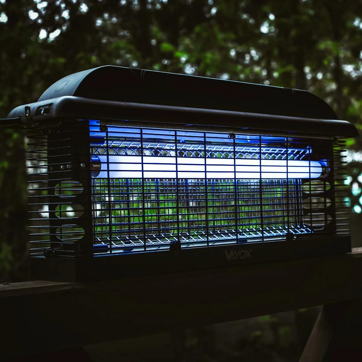 Vayox insektenvernichter elektrisch 30W 2500V Insektenlampe Gegen Mücken | Fliegen, Gnitzen. elektrische fliegenfalle & fliegenfalle als insektenschutz. 180m² Reichweite, 2x15W UV, ohne Chemie