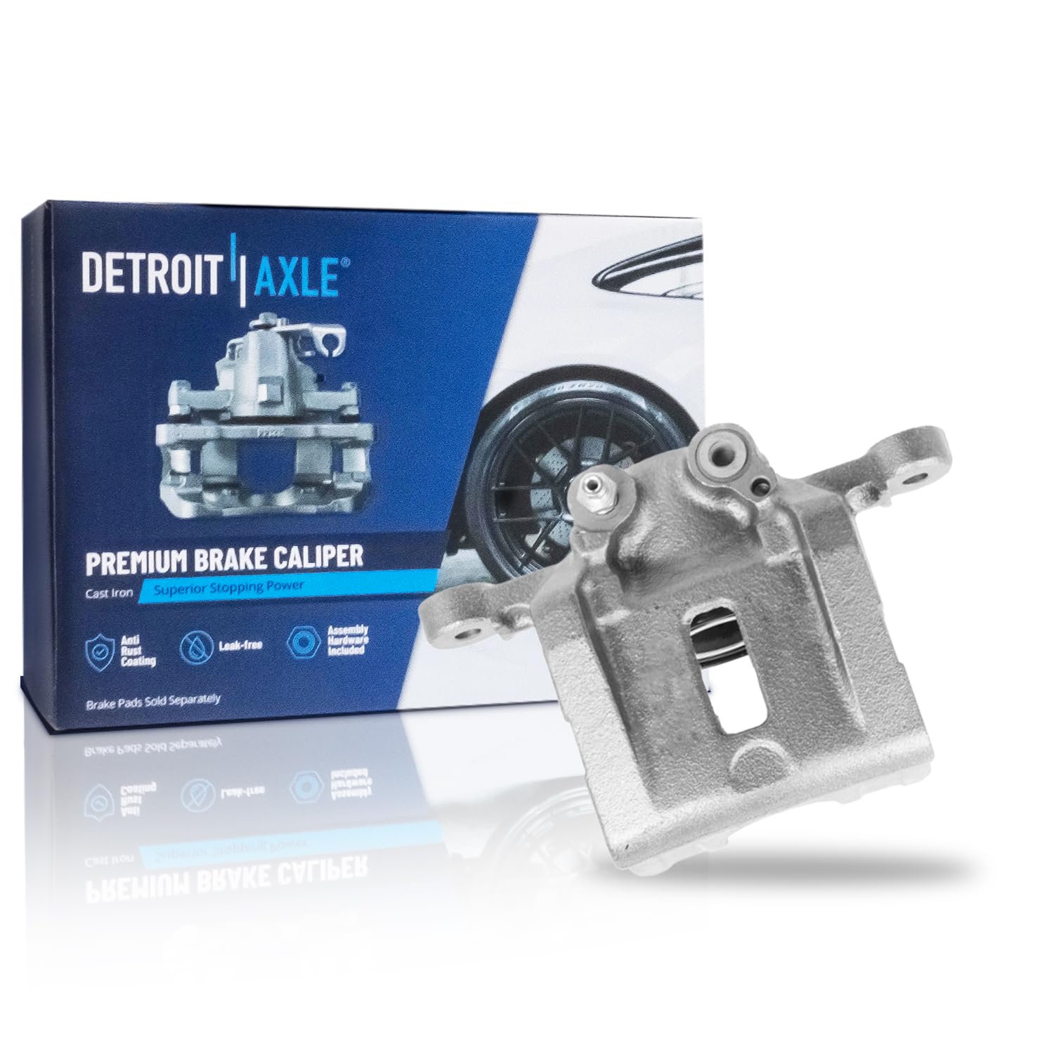Detroit Axle - Rear Left Brake Caliper for 2007-2012 Hyundai Veracruz