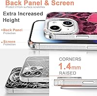 Vista 676 de I-MGAE-IN-AR - Funda diseñada para iPhone 12 y 12 Pro, diseño de mariposa plateada brillante, funda protectora de poliuretano termoplástico, suave