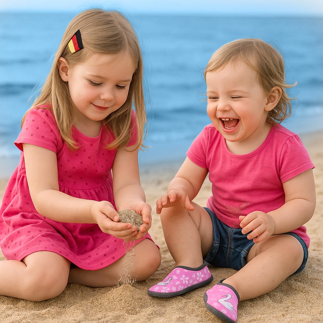Scarpe da Scoglio Bambini, Scarpe Mare Rapida Asciugatura, Antiscivolo Scarpette da Scoglio per Bambino Bambina e Ragazzi Ragazze Gr.26-29