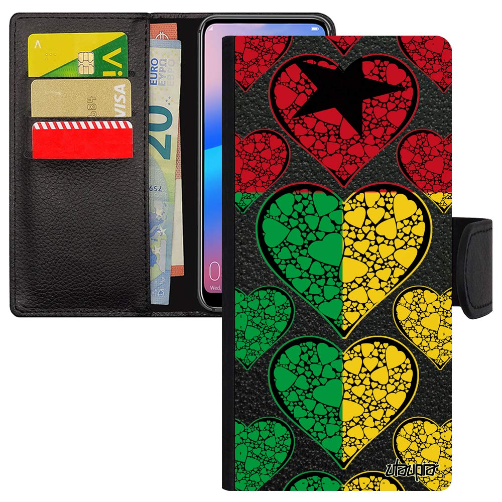 Coque Guinée-Bissau Galaxy A21s en simili cuir portefeuille pour smartphone Samsung - 2