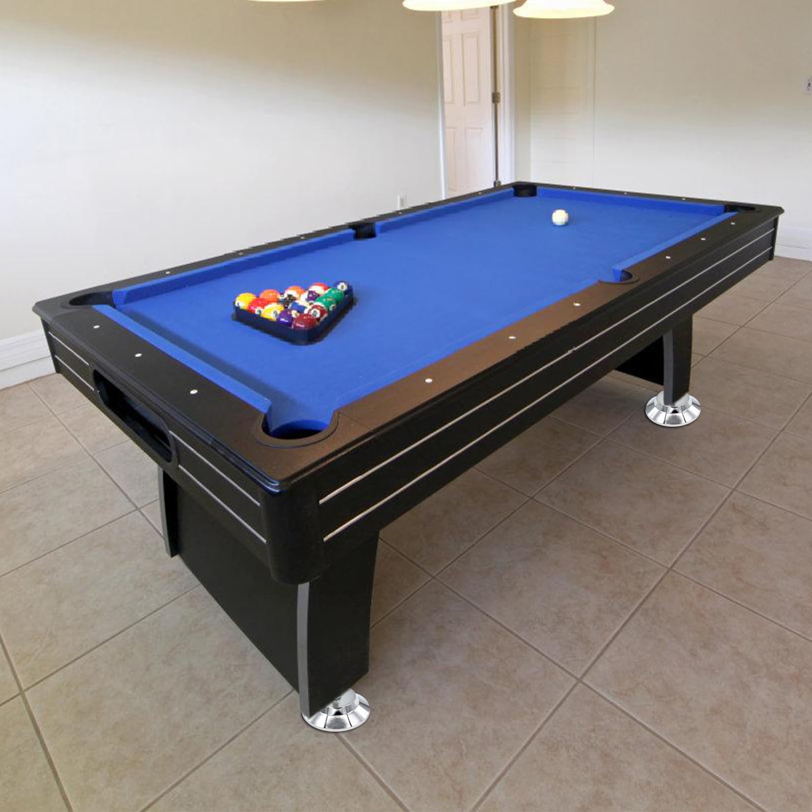 Lot De 4 Pieds Réglables Pour Tables De Billard - Niveleurs Stables Pour Baby-foot Et Jeux