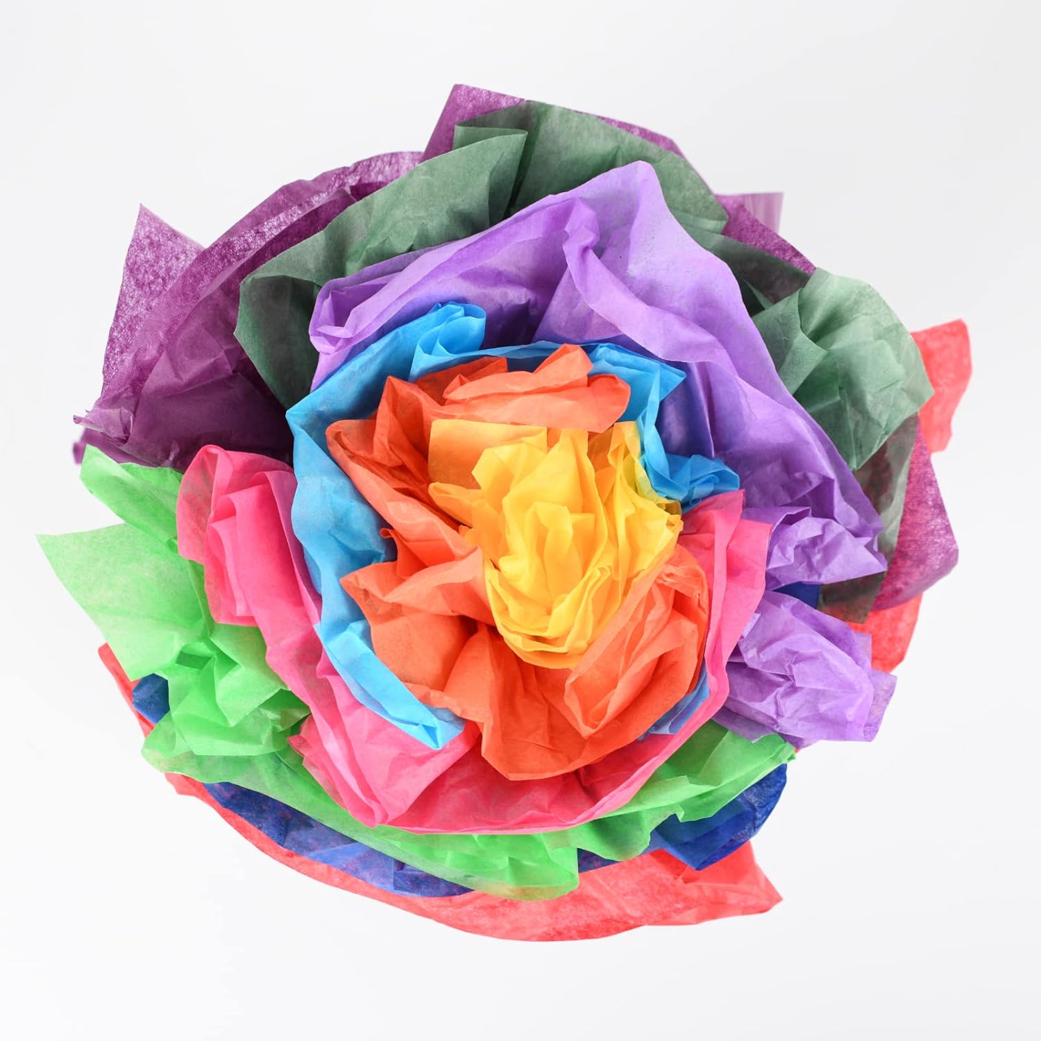 Simetufy 60 Sheets Tissue Paper for Gift Bags, 10 Bold Colored Tissue Paper for Crafts, Art Tissue Paper Bulk, Gift Tissue Paper 20 x 20 Inch : Health & Household