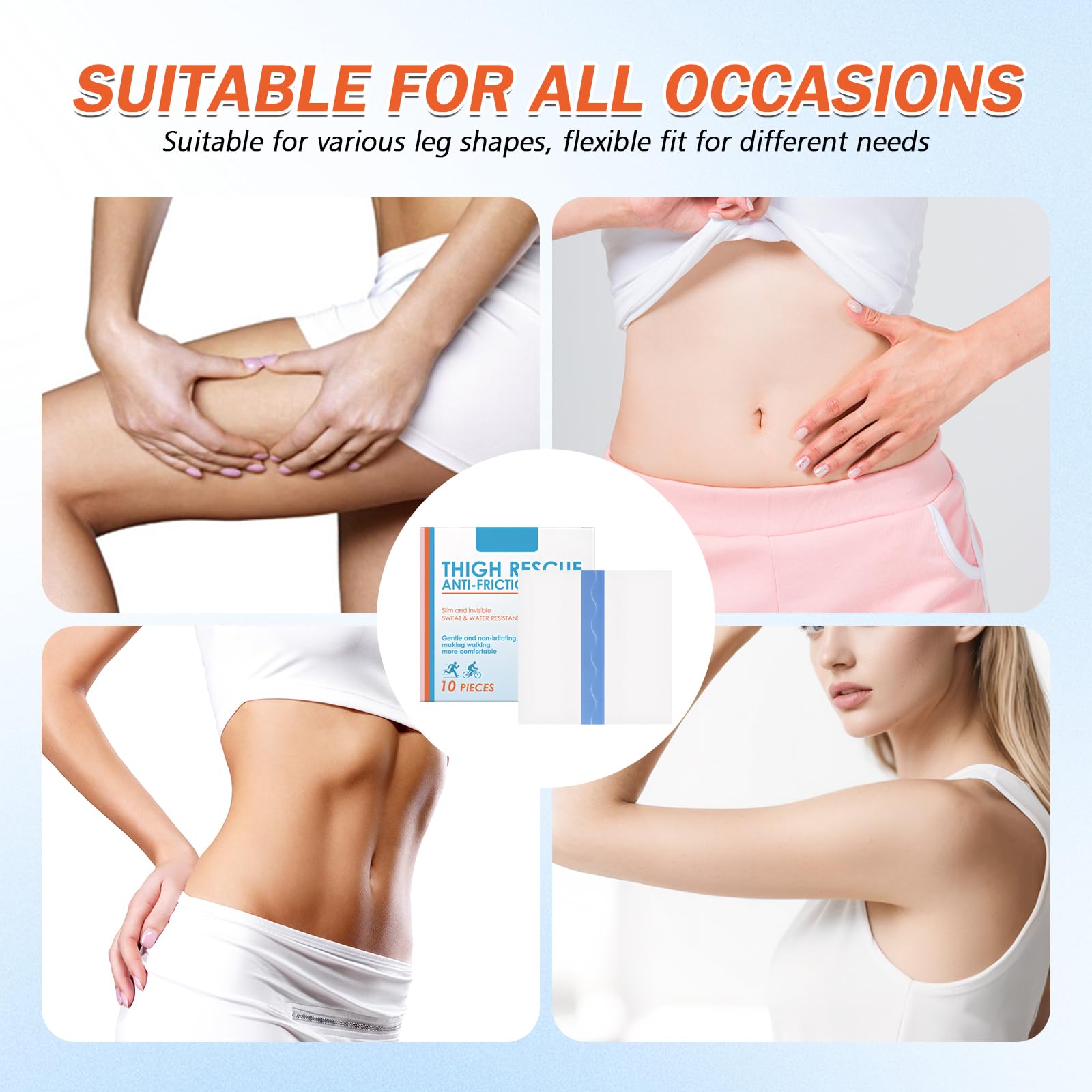 30 Piezas Antirozaduras Muslos Invisible Thigh Lift Tape Pegatinas Invisibles Parche De Sujeción Del Muslo Cintas Transparentes Para Levantamiento De Muslos Resultados Instantáneos Moldean Las Piernas