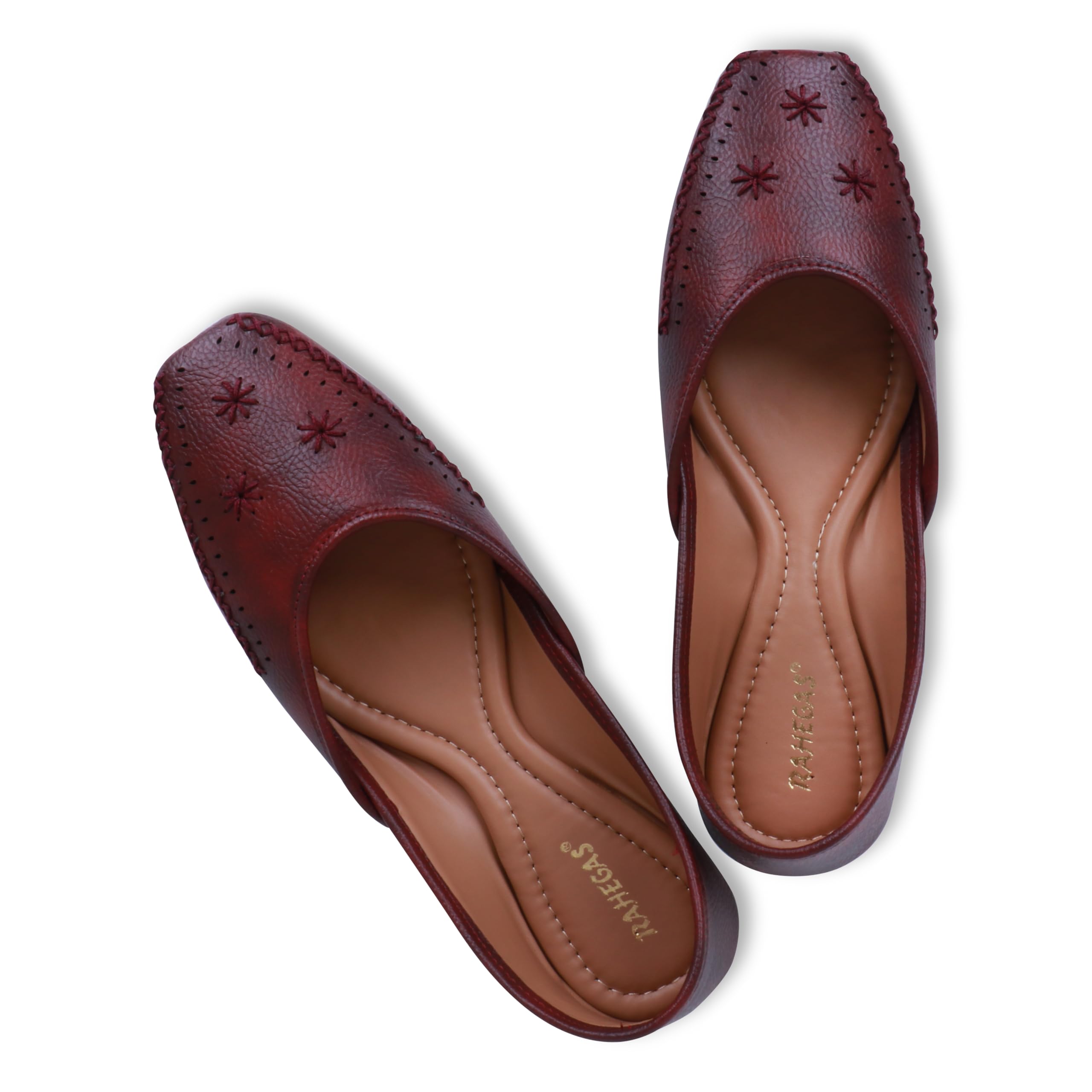 rahegas feel like stunning RAHEGAS Punjabi Jutti for Women Stylish | Women Flats Footwear | Fancy Mojari | Ethnic Traditional Jutti for Women & Girls-picture-54