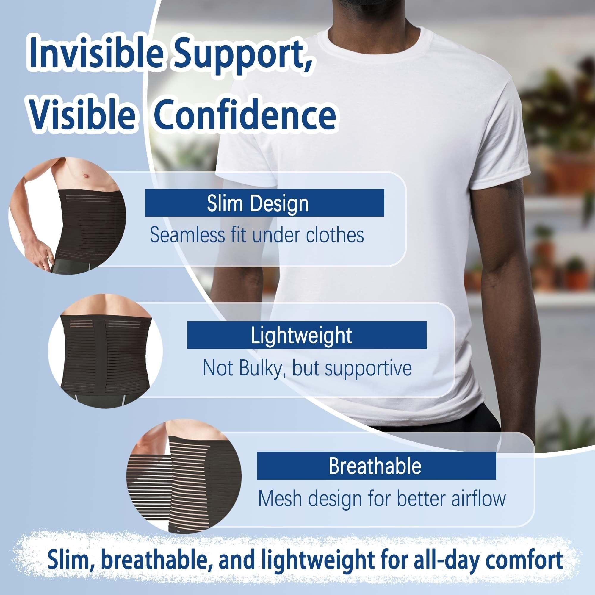 Fajas Waist Trainer Cinturón De Soporte Abdominal For Hombres Y Mujeres, Cinturón Deportivo Cinturón Moldeador De Cuerpo Entrenador de Cintura