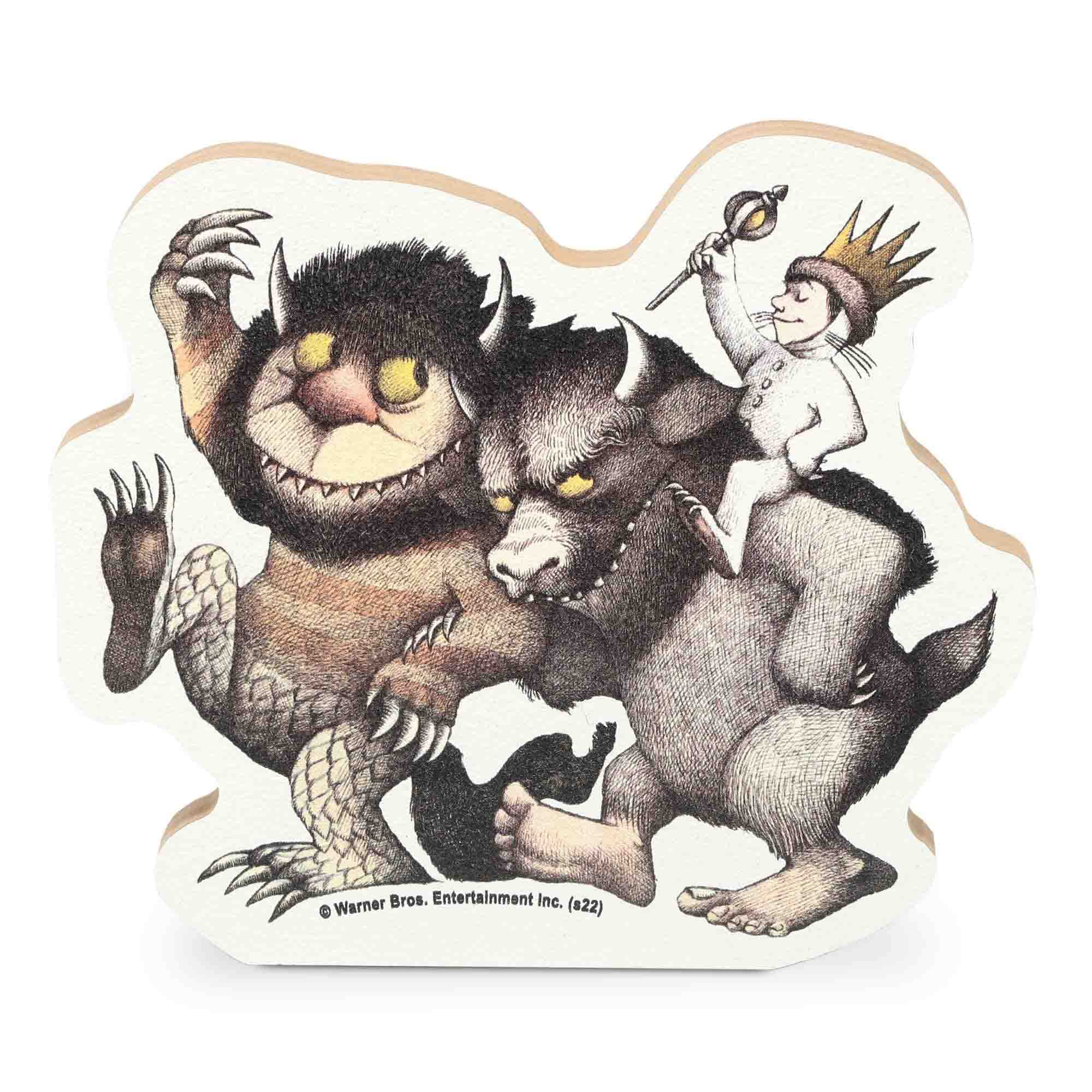 Amazon.com: Open Road Brands Where The Wild Things are Wood Block