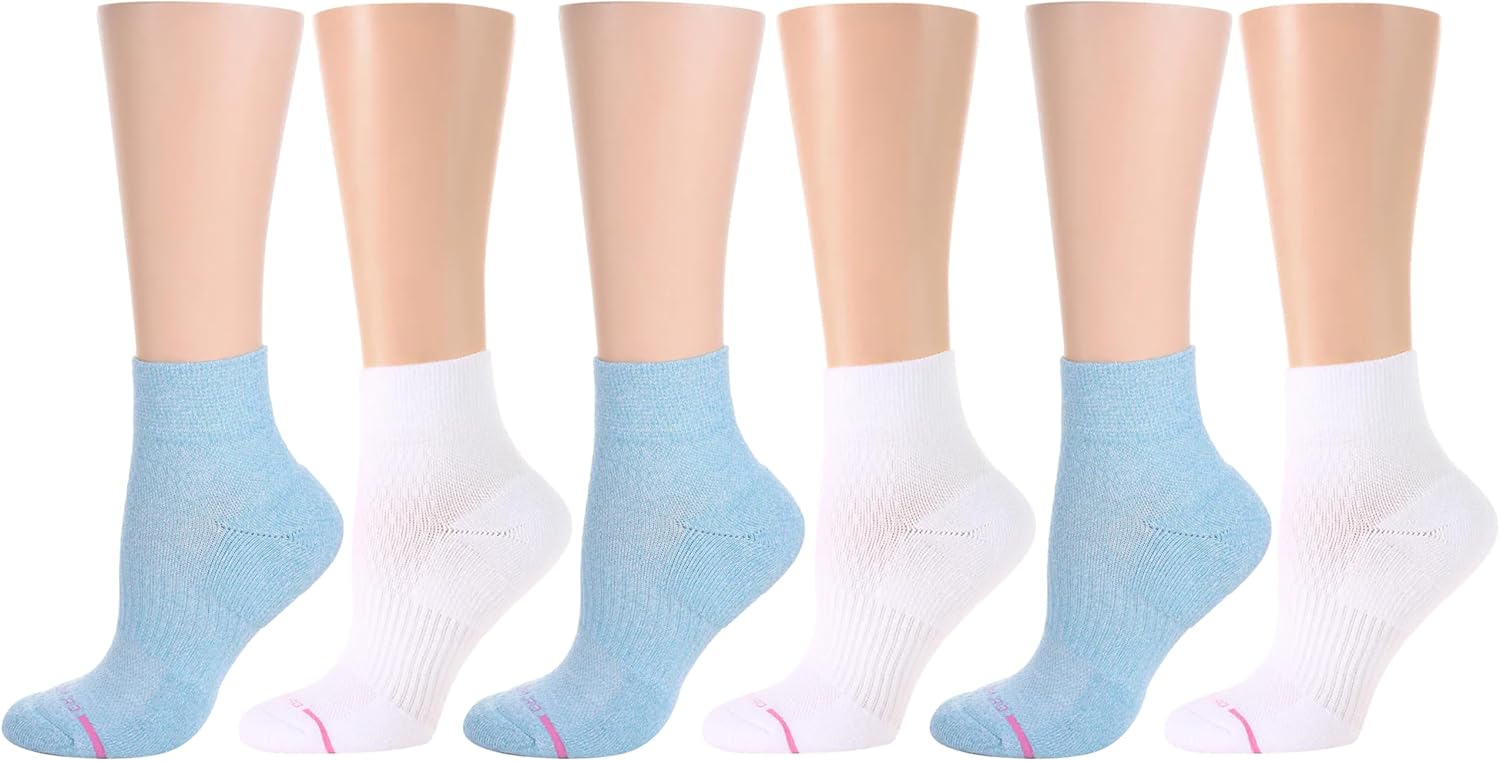 Dr. Motion Compression Socks For Women With Enhanced Cushion Breathable Arch Support