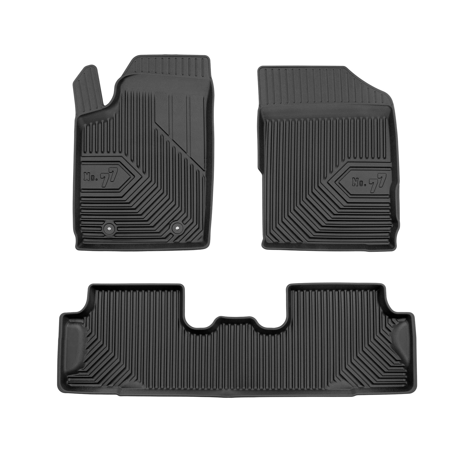 FROGUM No.77 Alfombrillas para Coche Alfombras para Peugeot Partner I 1996-2010 | Borde Alto | para Todo el año | Tamaño