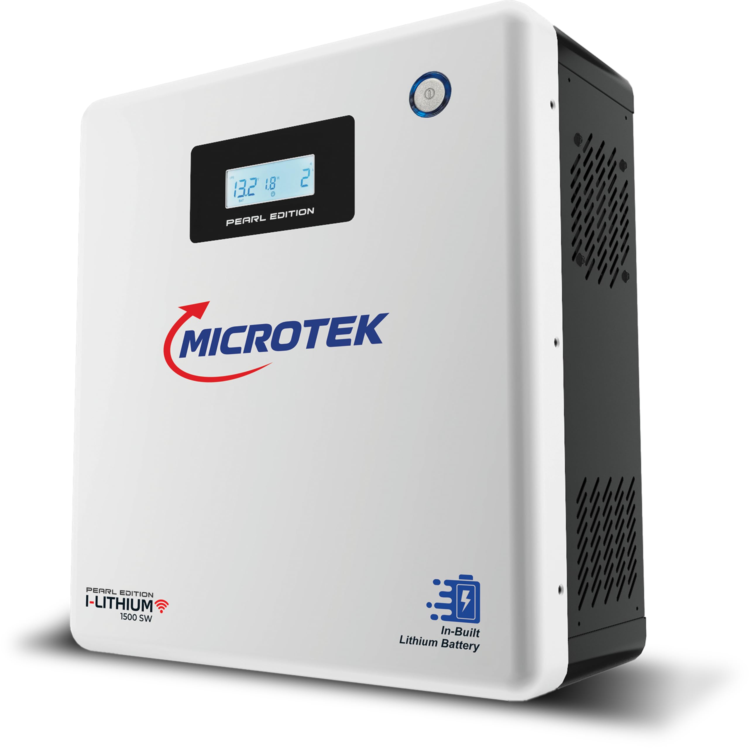 Microtek I Lithium 1500 SW 1100VA/925W Lithium Inverter with 1280Wh 12.8V Li-Ion Battery, More Than 12-Year Life, 5-Year Onsite Warranty for Home, Office & Shop-image-9