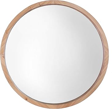 Amazon.com: Mirrorize Round Mirror 30" for Living Room Wall Decor ...
