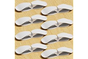 Compact Cord Organizer for Appliances - 8 White Stick-On Holders for Pressure...
