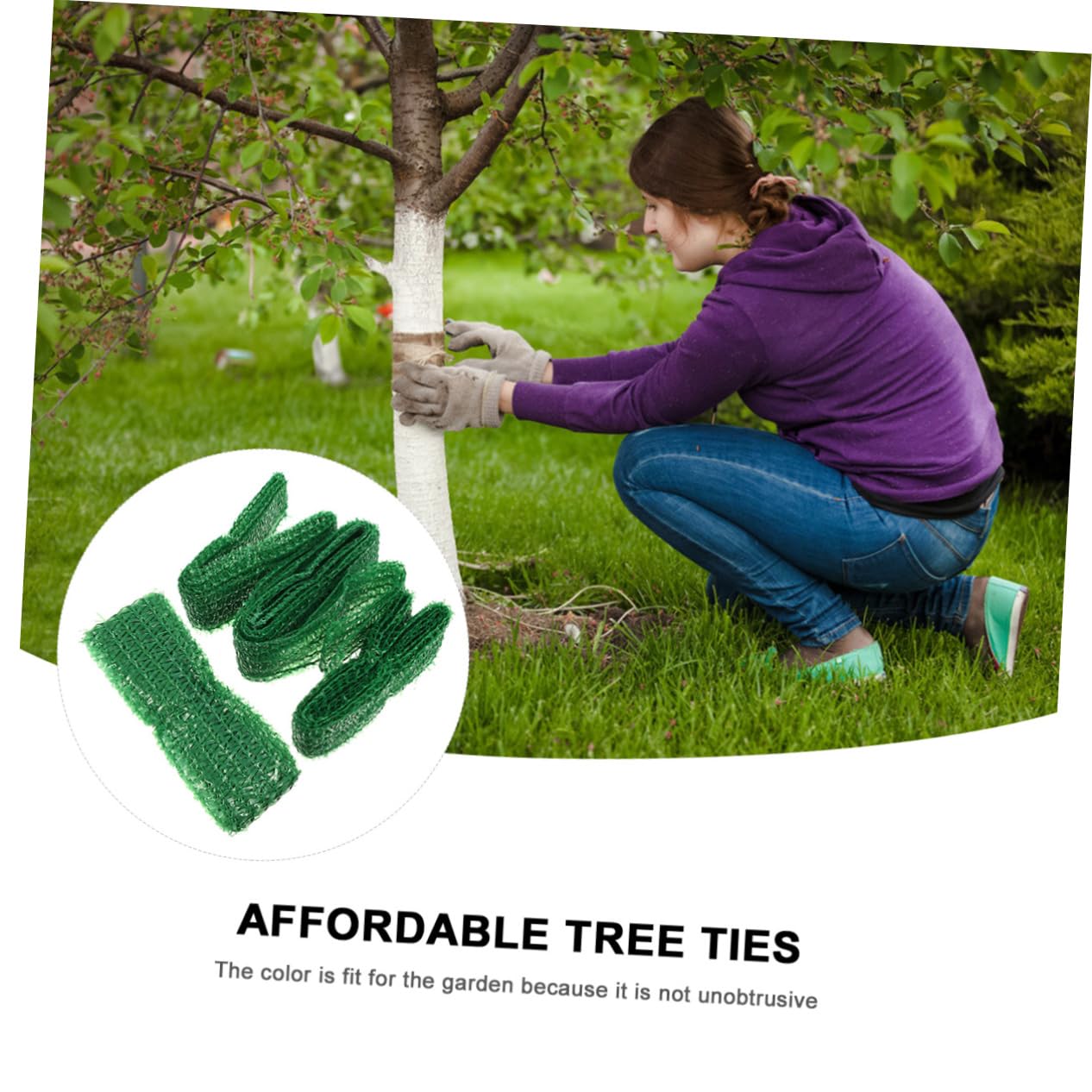 jojofuny 45pezzi Legatura per Alberi Materiale di Sostegno per Giardinaggio Cinghie per Legare e Sostenere Piante di Morbide e Flessibili per Proteggere Gli Alberi