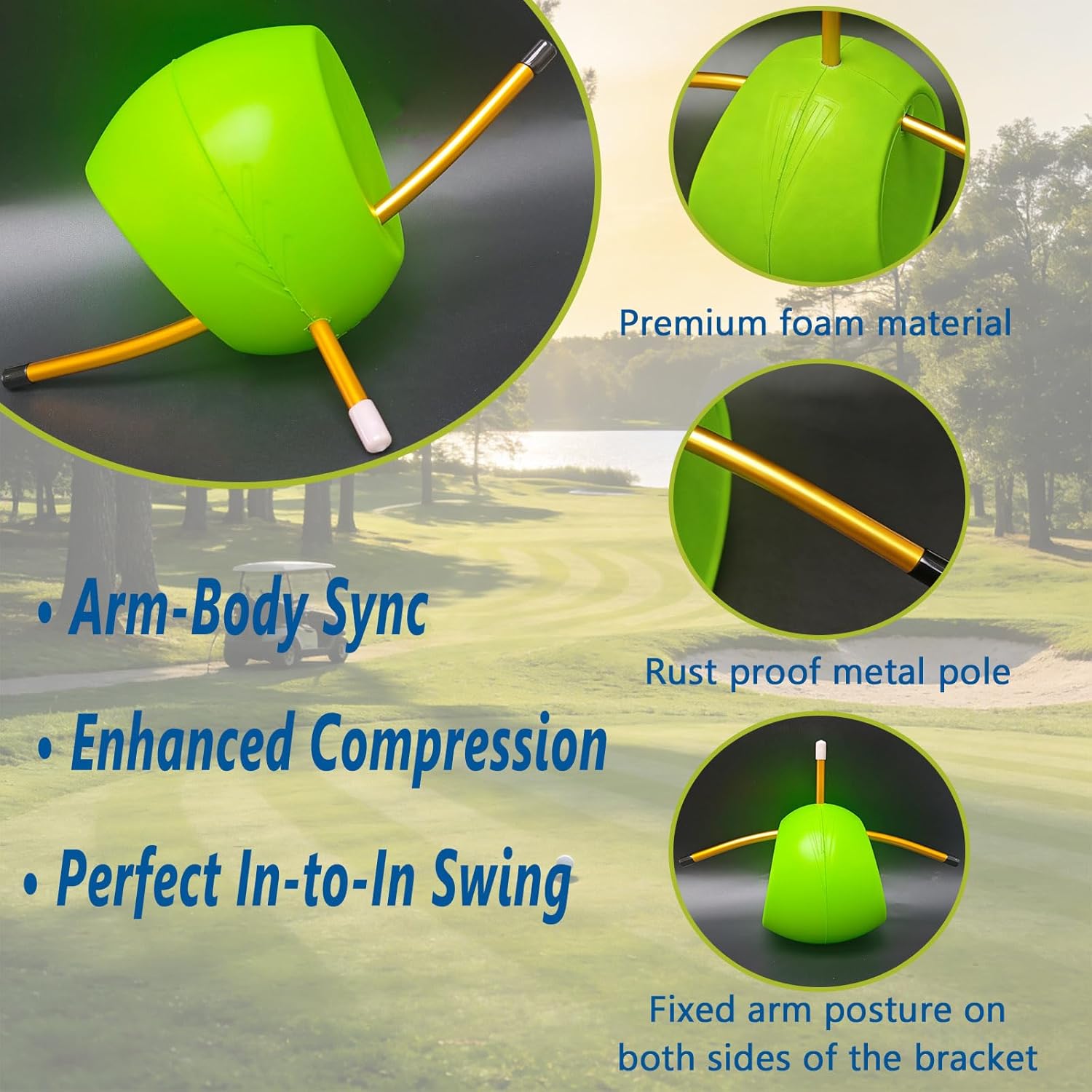 Golf Connector Training Aid - The Connector Golf Training Aid,Efficiency of Putting,Chipping,Enhance Swing Coordination & Accuracy for All Skill Levels